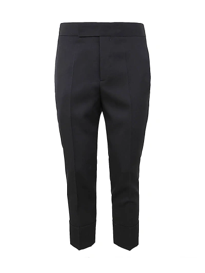 Sapio Wool Trousers In Black