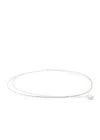 Sapir Bachar Large Pearl Sterling Silver Belt In Pearl