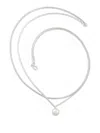 Sapir Bachar Pearl Double-chain Belt In Metallic