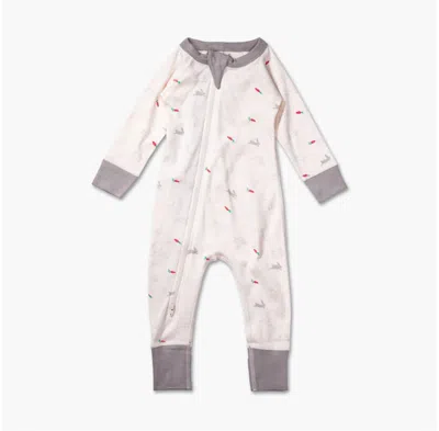 Sapling Organic Kids' Bunnies Romper In White