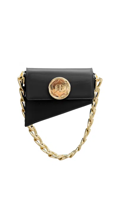 Sara Battaglia Euphoria Shoulder Bag Xs In Black
