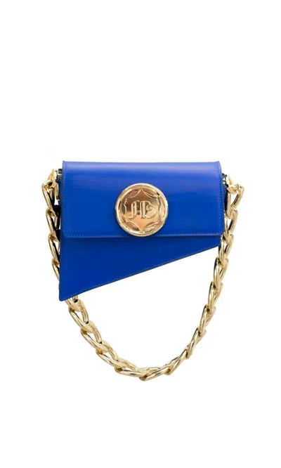 Sara Battaglia Euphoria Shoulder Bag S In Bluette