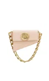 Sara Battaglia Euphoria Shoulder Bag Xs In Powder