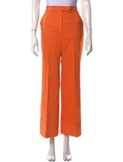 Pre-owned Sara Battaglia Wide Leg Pants W/ Tags In Orange