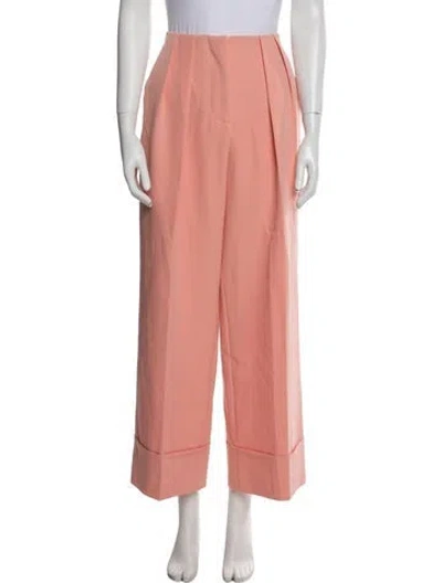 Pre-owned Sara Battaglia Wide Leg Pants W/ Tags In Pink