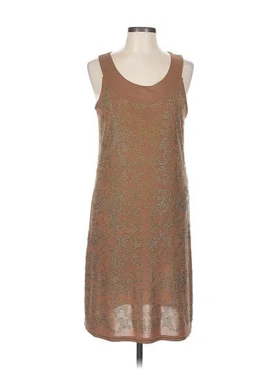 Pre-owned Sara Boo Casual Dress In Brown