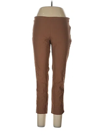 Pre-owned Sara Campbell Active Pants In Brown
