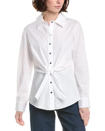 Sara Campbell Button Down Blouse In White