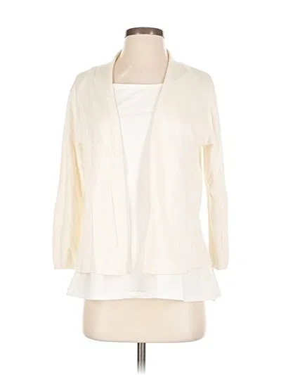 Pre-owned Sara Campbell Cardigan Sweater In Ivory