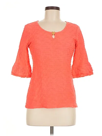 Pre-owned Sara Campbell Cardigan Sweater In Orange