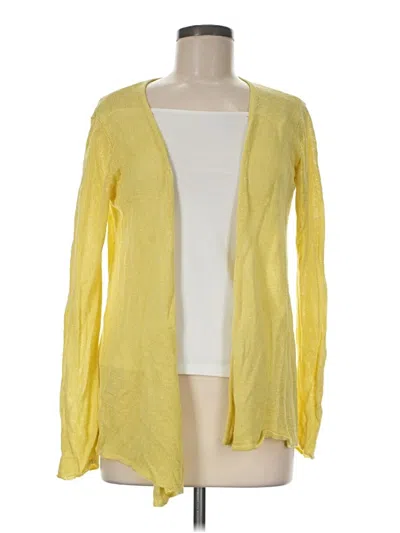 Pre-owned Sara Campbell Cardigan Sweater In Yellow