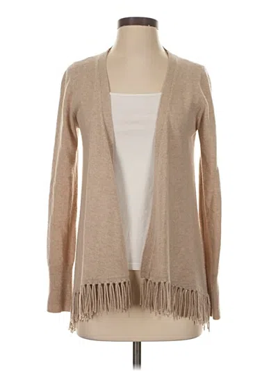 Pre-owned Sara Campbell Cashmere Cardigan Sweater In Brown