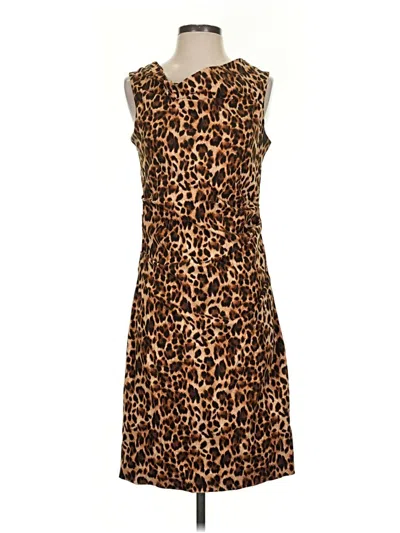 Pre-owned Sara Campbell Casual Dress In Brown