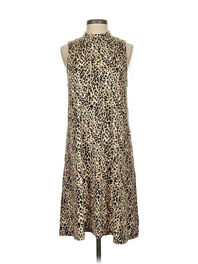 Pre-owned Sara Campbell Casual Dress In Gold