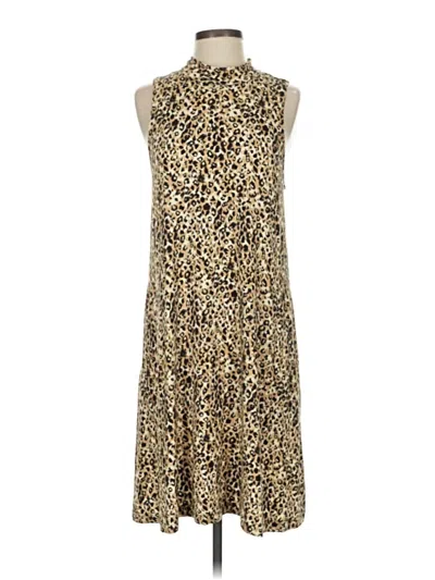 Pre-owned Sara Campbell Casual Dress In Gold