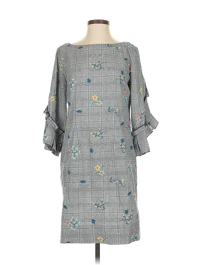 Pre-owned Sara Campbell Casual Dress In Gray
