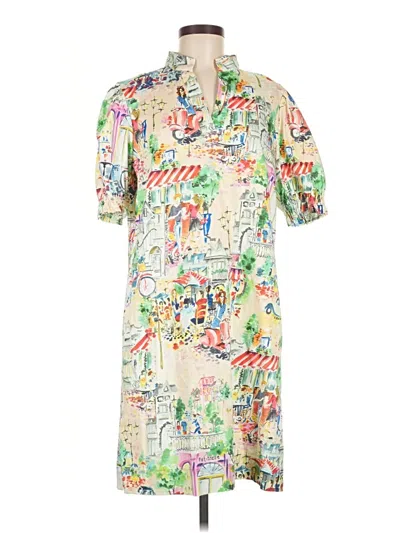 Pre-owned Sara Campbell Casual Dress In Ivory