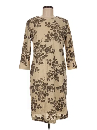 Pre-owned Sara Campbell Casual Dress In Tan