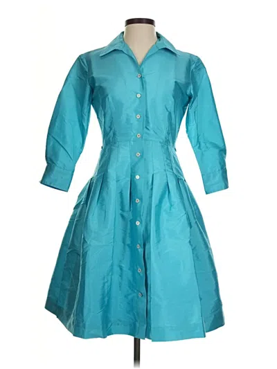Pre-owned Sara Campbell Casual Dress In Teal