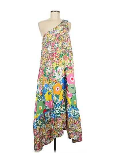 Pre-owned Sara Campbell Casual Dress In Yellow