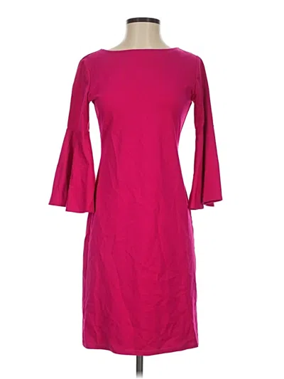 Pre-owned Sara Campbell Cocktail Dress In Burgundy