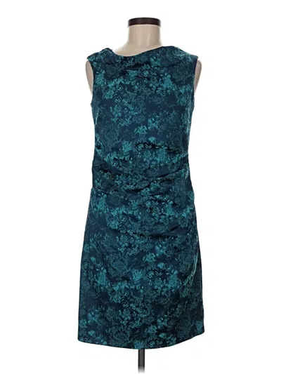 Pre-owned Sara Campbell Cocktail Dress In Teal