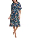 Sara Campbell Ellower Sunflower Dress In Multi