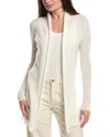 Sara Campbell Featherweight Cashmere Duster In White