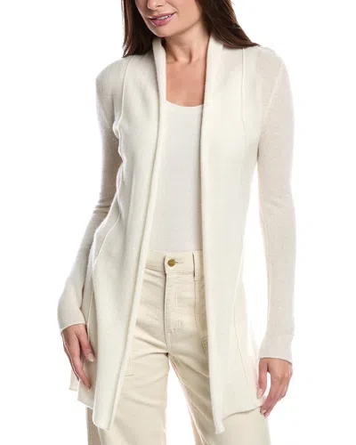 Sara Campbell Featherweight Cashmere Duster In White