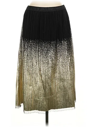 Pre-owned Sara Campbell Formal Skirt In Gold