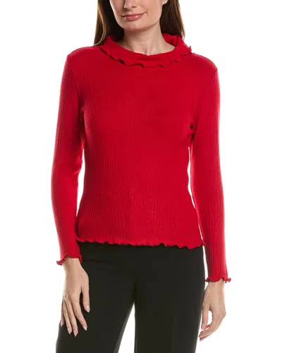 Sara Campbell Helena Top In Red