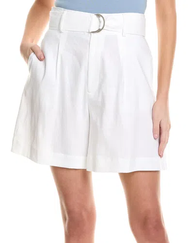 Sara Campbell Linen Agnes Short In White