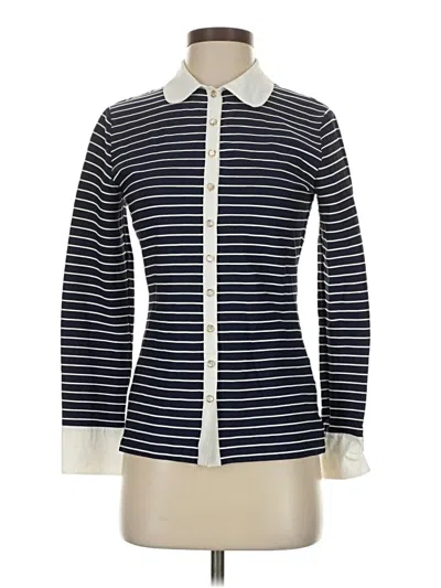 Pre-owned Sara Campbell Long Sleeve Button Down Shirt In Ivory