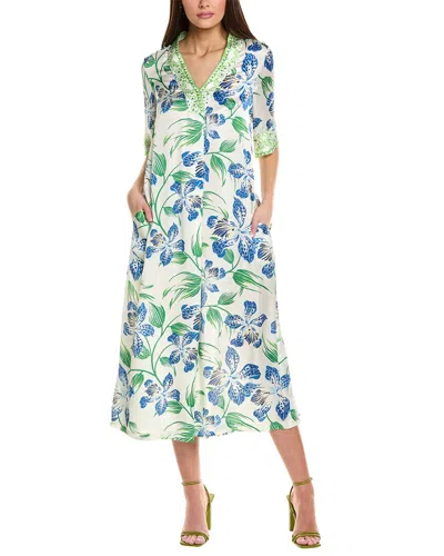Sara Campbell Naomi Caftan In White