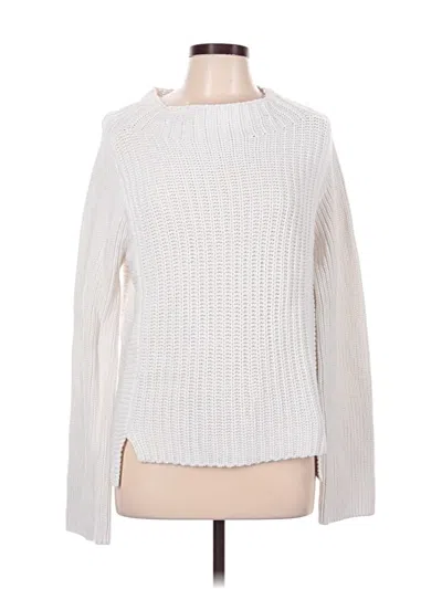Pre-owned Sara Campbell Pullover Sweater In White