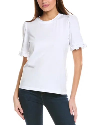 Sara Campbell Raya Top In White