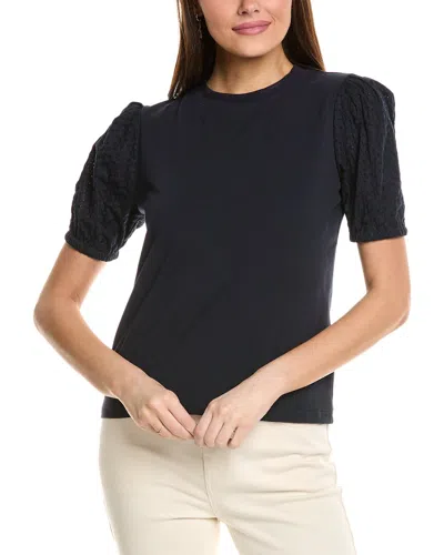 Sara Campbell Robin Top In Blue