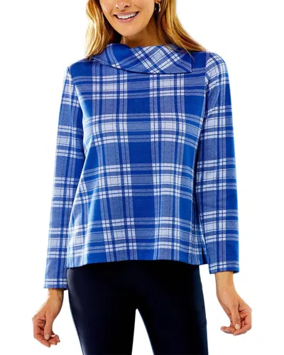 Sara Campbell The Spencer Top In Blue