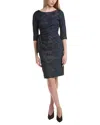 Sara Campbell Verona Sheath Dress In Blue
