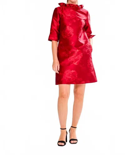 Sara Campbell Viola Mini Dress In Red