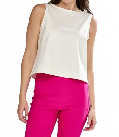 Sara Campbell Weston Sleeveless Top In Oyster In Multi