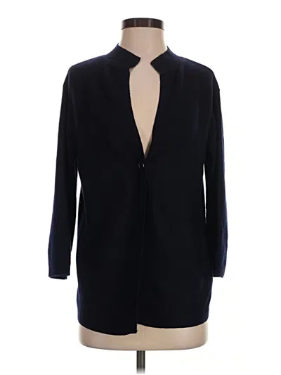 Pre-owned Sara Campbell Wool Cardigan Sweater In Black
