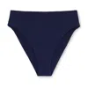 Sara Cristina '90s High-cut Bottoms In Navy