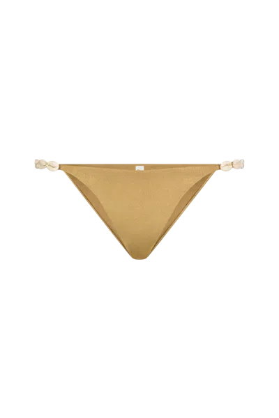 Sara Cristina Cowries Bikini In Gold