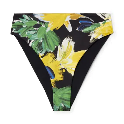 Sara Cristina High-waisted Bottom In Limoncello