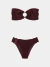 Sara Cristina Weave Strapless Bikini Size: M