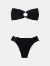 Sara Cristina Weave Strapless Bikini Size: S