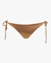 Sara Cristina Triangle Bikini Bottom In Gold