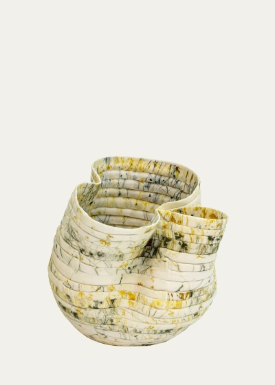 Sara Dario Small Node Decorative Accent In Yellow