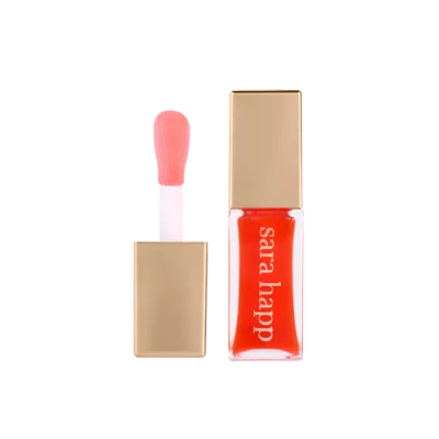 Sara Happ Cushion Kiss Ph Tinted Lip Oil - Cherry In Red